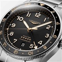 Orologio Longines Uomo Spirit Zulu Time in Acciaio L38024506 - L38024506